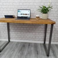 handmade solid wood desk rustic