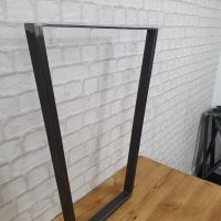 v trapezium industrial desk table legs steel