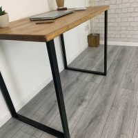 square box steel industrial desk table legs